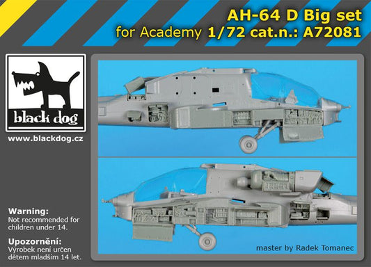 Blackdog BDOA72081 1:72 Hughes/Westland AH-64D big set