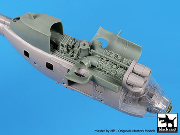 Blackdog BDOA72119 1:72 Aerospatiale AS-332 Super Puma engine + radar