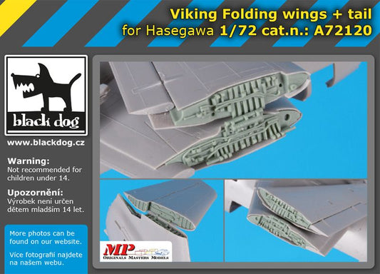 Blackdog BDOA72120 1:72 Lockheed S-3A Viking folding wings+tail