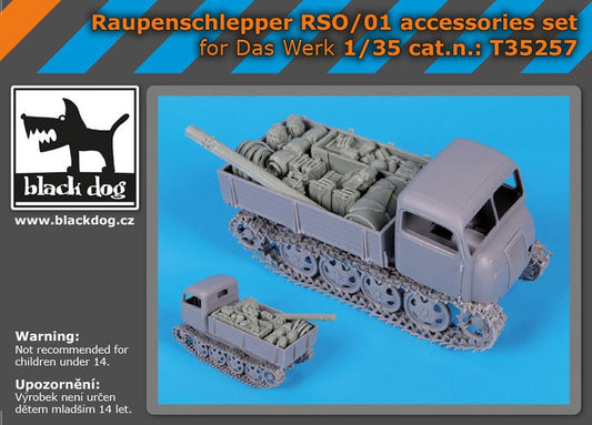 Blackdog BDT35257 1:35 Raupenschlepper Ost 9 RSO/01 cargo accessories set