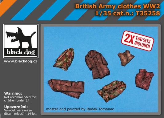Blackdog BDT35258 1:35 British army clothes WWII