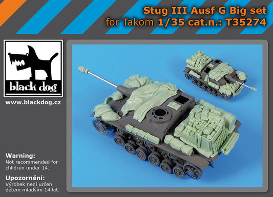 Blackdog BDT35274 1:35 Sturmgeschutz/StuG.III Ausf G big set