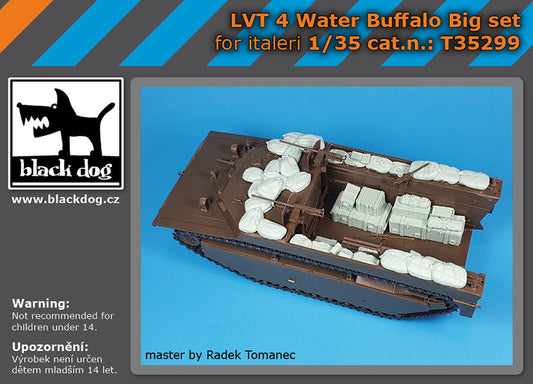 Blackdog BDT35299 1:35 LVT-4 Water Buffalo accessories set big set