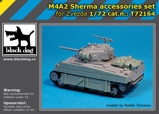 Blackdog BDT72164 1:72 M4A2 Sherman accessories set