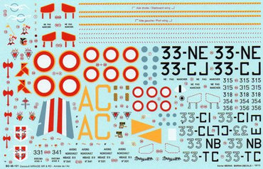 Berna Decals BER48101 1:48 Dassault Mirage IIIR & IIIRD
