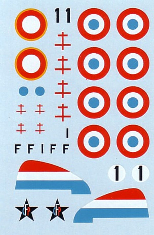 Berna Decals BER72001 1:72 Dewoitine D.520