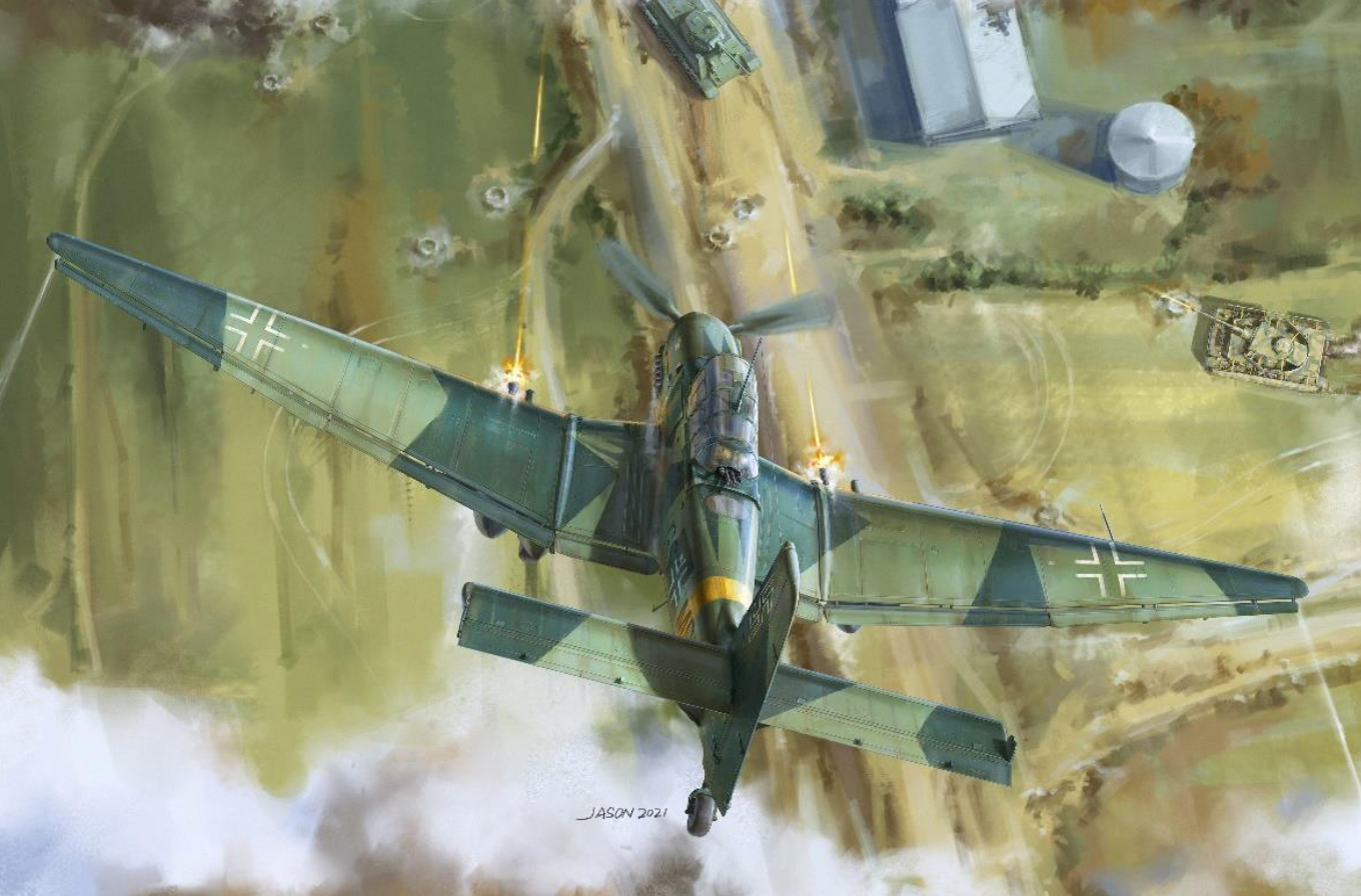 Border Model BF-002 1:35 Junkers Ju-87G Stuka WWII Bomber