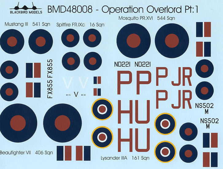Blackbird BMD48008 1:48 Operation Overlord Part 1