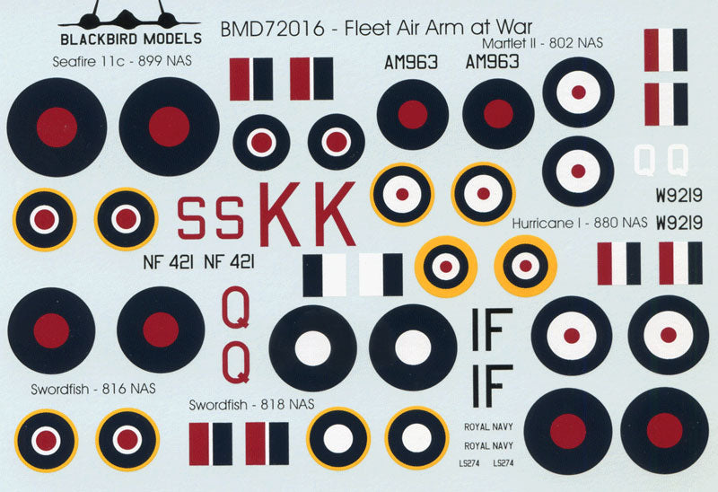 Blackbird BMD72016 1:72 Fleet Air Arm at War Part 1