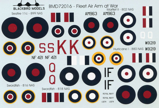 Blackbird BMD72016 1:72 Fleet Air Arm at War Part 1