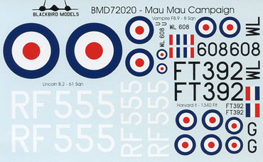 Blackbird BMD72020 1:72 Mau Mau Campaign Avro Lincoln B.2