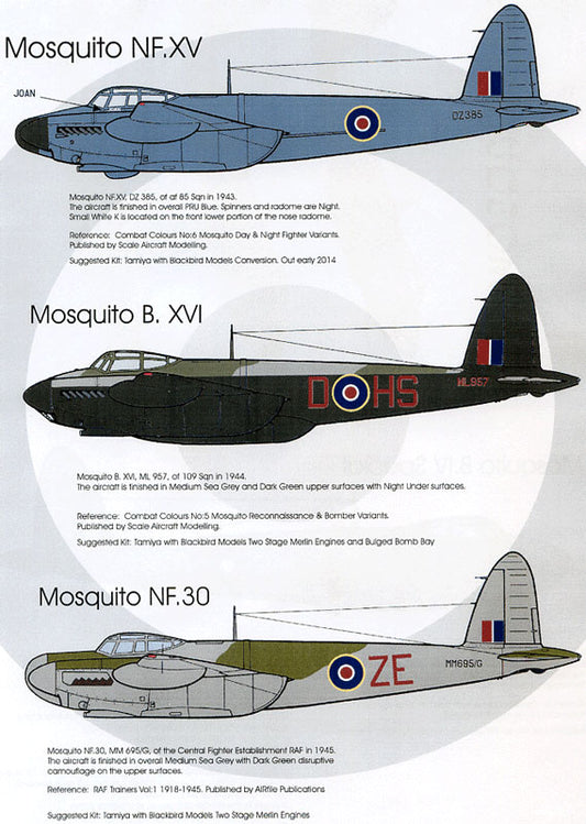 Blackbird BMD72026 1:72 de Havilland Mosquito Part 2