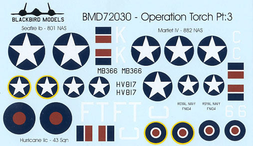 Blackbird BMD72030 1:72 Operation Torch Part 3