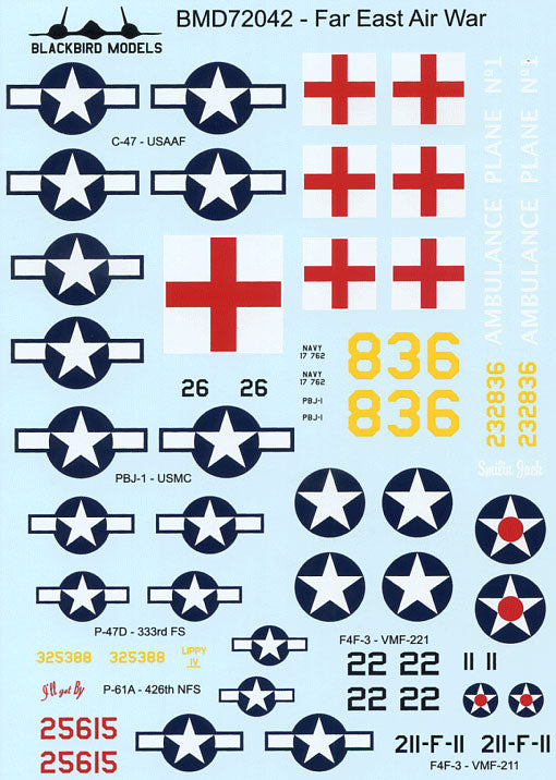 Blackbird Models BMD72042 1:72 Far East Air War