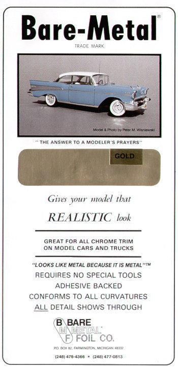 Bare-Metal BMF08 BARE METAL FOIL Gold