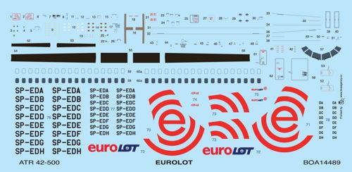 Boa Decals BOA14489 1:144 ATR ATR-42-500 EUROLOT