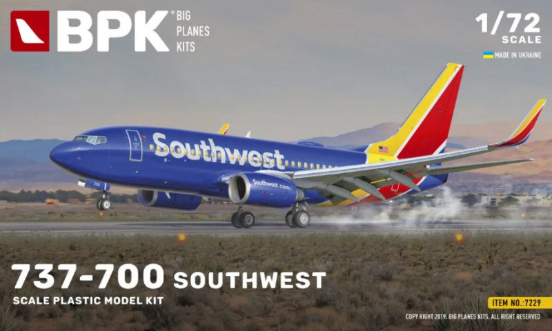 Big Planes Kits BPK7229 1:72 Boeing 737-700 Southwest
