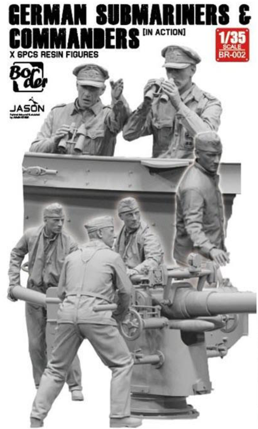 Border Model BR-002 1:35 DKM Type VII-C Resin Figures