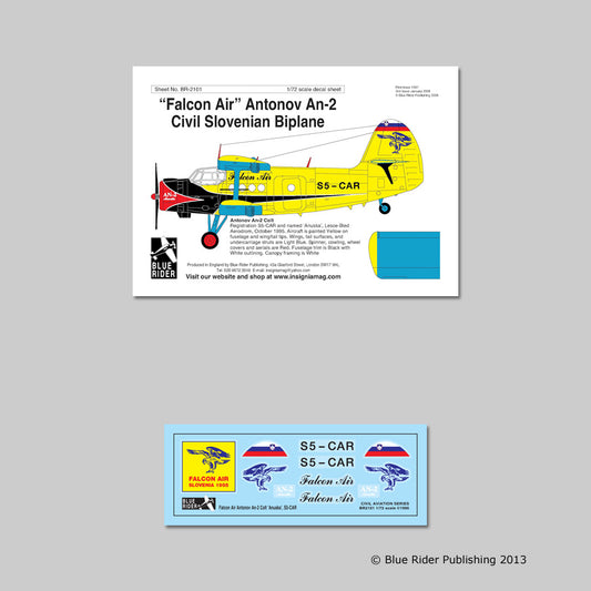 Blue Rider BR2101 1:72 Antonov An-2 'Colt' Falcon Air