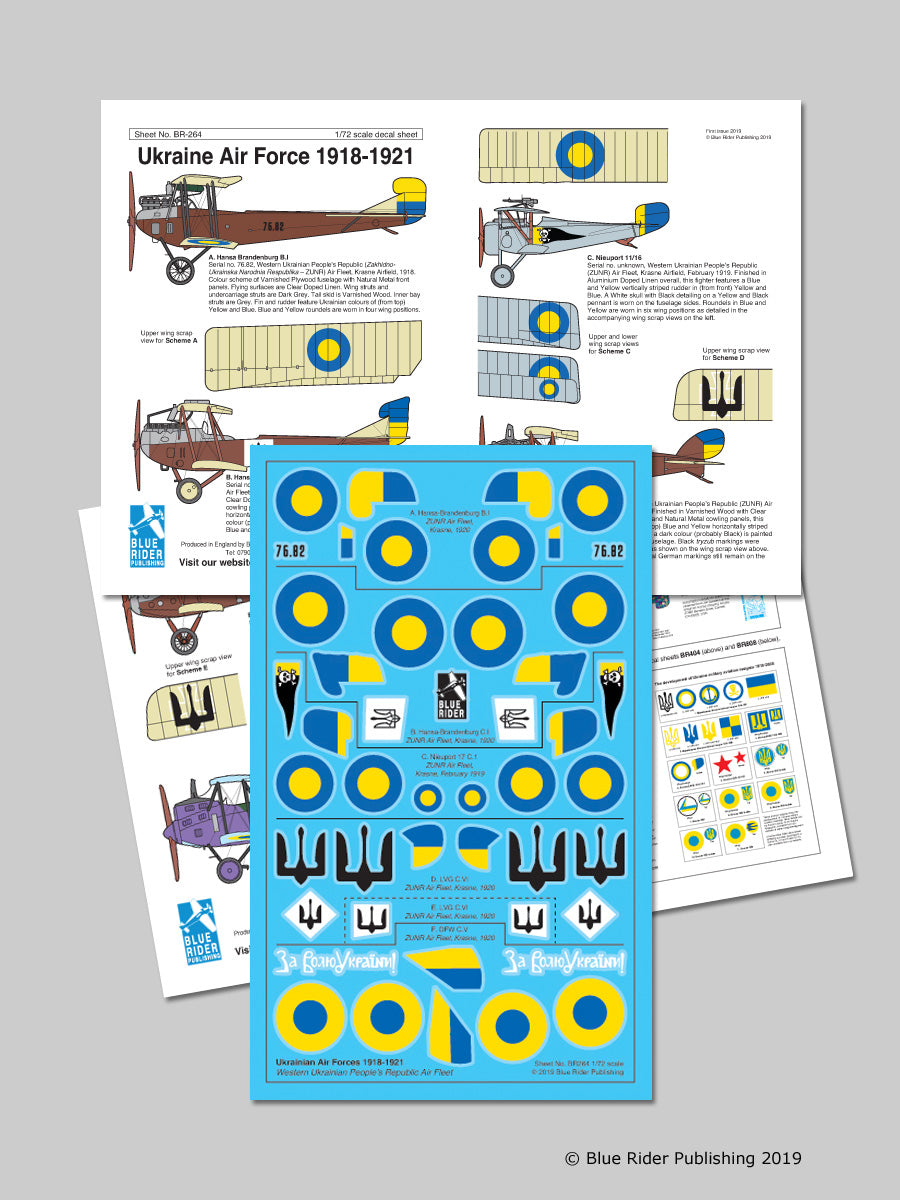 Blue Rider BR264 1:72 Ukraine Air Force 1918-1921