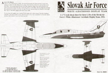 Blue Rider BR806 1:72 Aero L-39 Albatross Slovak Air Force