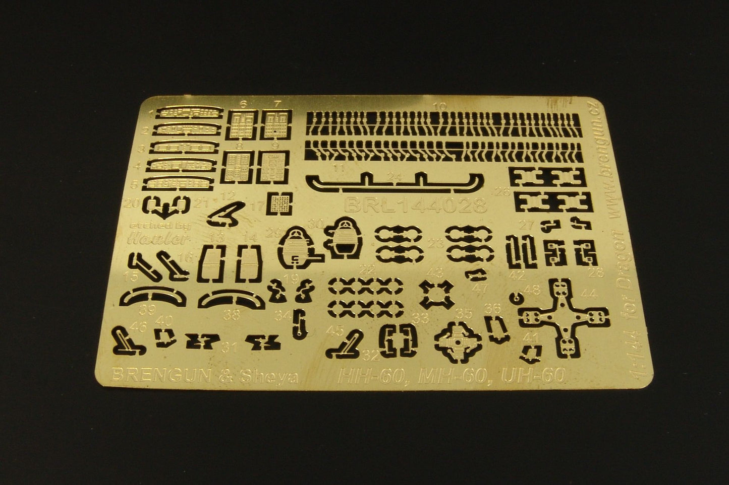 Brengun BRL144029 1:144 Sikorsky UH-60L/ UH-60S Black Hawk details