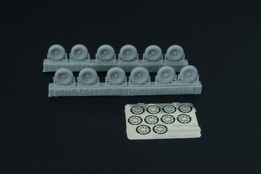 Brengun BRL144139 1:144 Vought F4U Corsair /Grumman F6F Hellcat wheels
