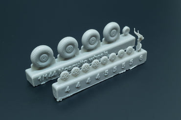 Brengun BRL144153 1:144 de Havilland Mosquito wheels resin cast wheels