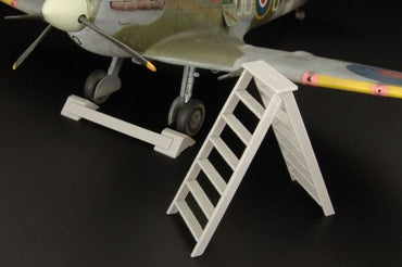 Brengun BRL32009 1:32 British wheel chock + ladder--PE/resin set
