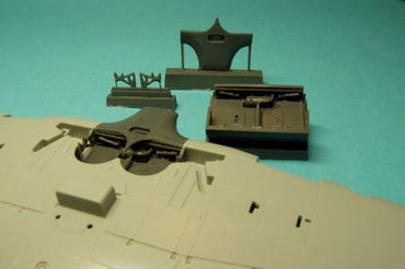 Brengun BRL48032 1:48 Hawker Hurricane Mk.II, Mk.IV wheel bay