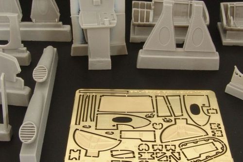 Brengun BRL48045 1:48 Fairey Barracuda Mk.V detail set resin and PE set