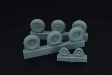 Brengun BRL48098 1:48 Supermarine Spitfire 5 spoke wheels set