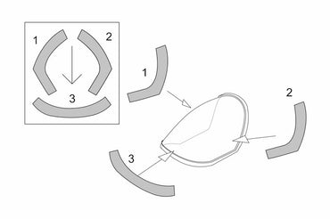 Brengun BRL48120 1:48 Messerschmitt Me P.1103 rocket fighter canopy mask