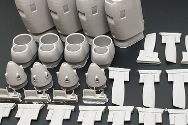 Brengun BRL48125 1:48 Lockheed C-130E Hercules engine set