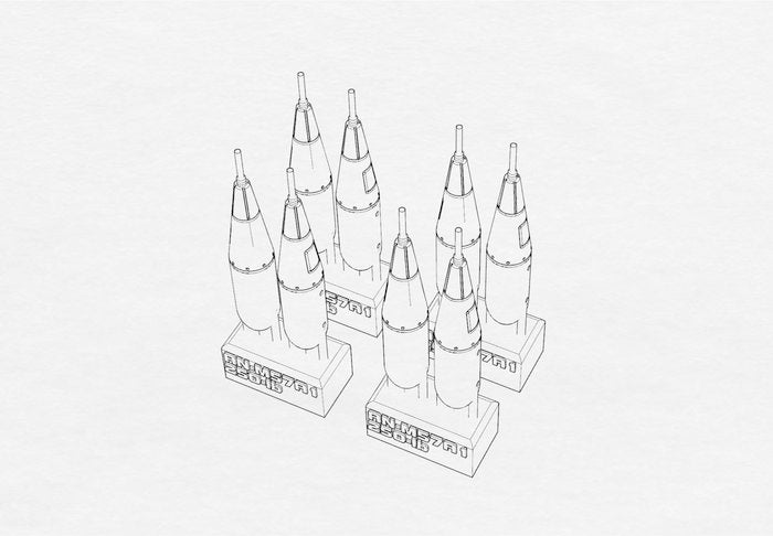 Brengun BRL72174 1:72 US bomb 250-lb AN-M57A1