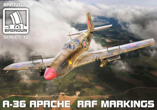 Brengun BRP72026 1:72 North-American A-36 Apache Mustang RAF markings