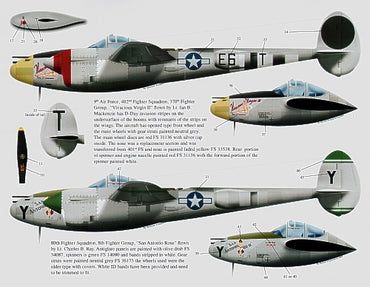 Bombshell BS32005 1:32 Lockheed P-38J Lightning Wicked Women Pt 1