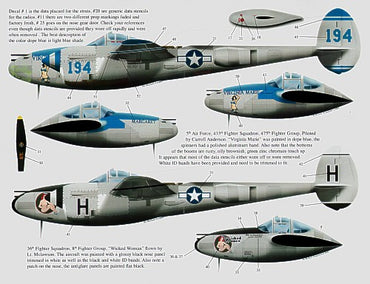 Bombshell BS32006 1:32 Lockheed P-38J Lightning Wicked Women Pt2