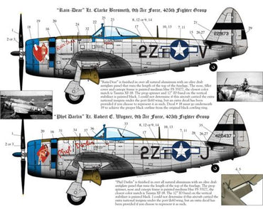 Bombshell BS48012 1:48 Republic P-47D Thunderbolt Bubble 405th FG, 9th Air Force