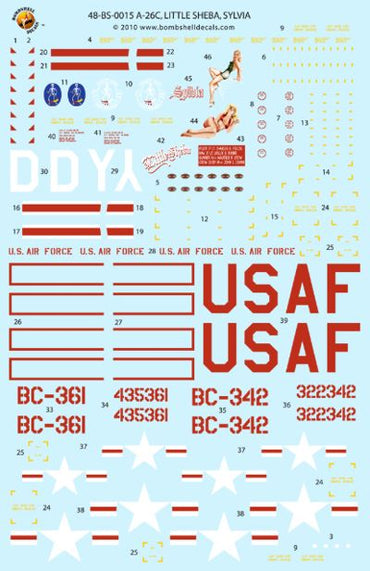 Bombshell BS48015 1:48 Douglas A-26B Invader