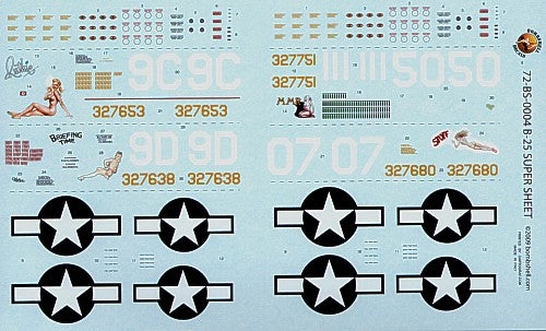 Bombshell BS72004 1:72 North-American B-25J Mitchell