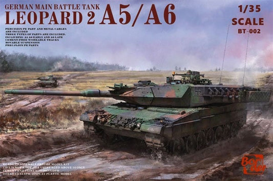 Border Model BT-002 1:35 Leopard 2 A5/A6/Early A6 3-in-1