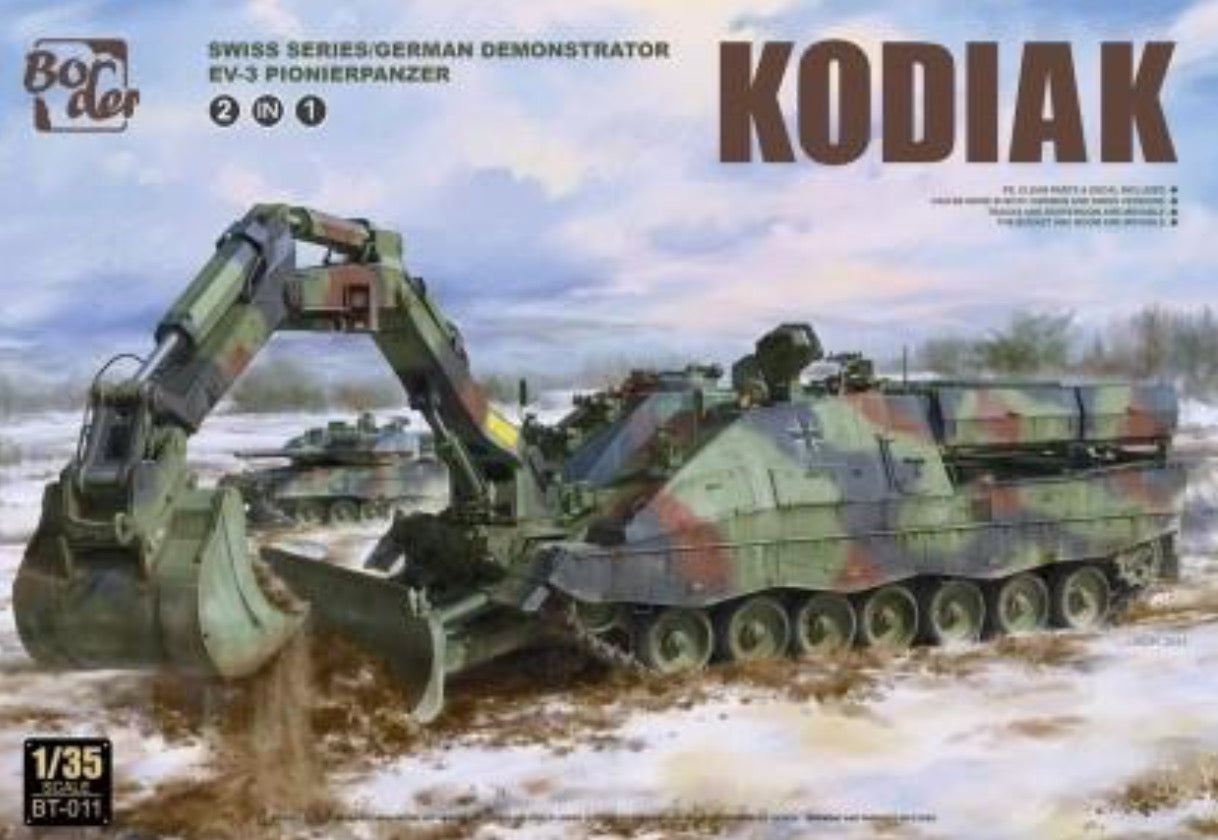 Border Model BT-011 1:35 Kodiak Leopard 2 AEV-3 Engineer Tank