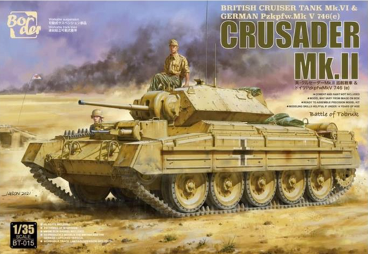 Border Model BT-015 1:35 Crusader Mk.II Battle of Tobruk Tank
