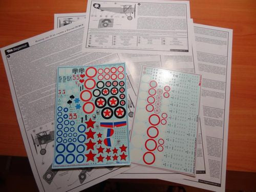 Begemot BT48034 1:48 Nieuport Ni.21 Russian Civil War Decals