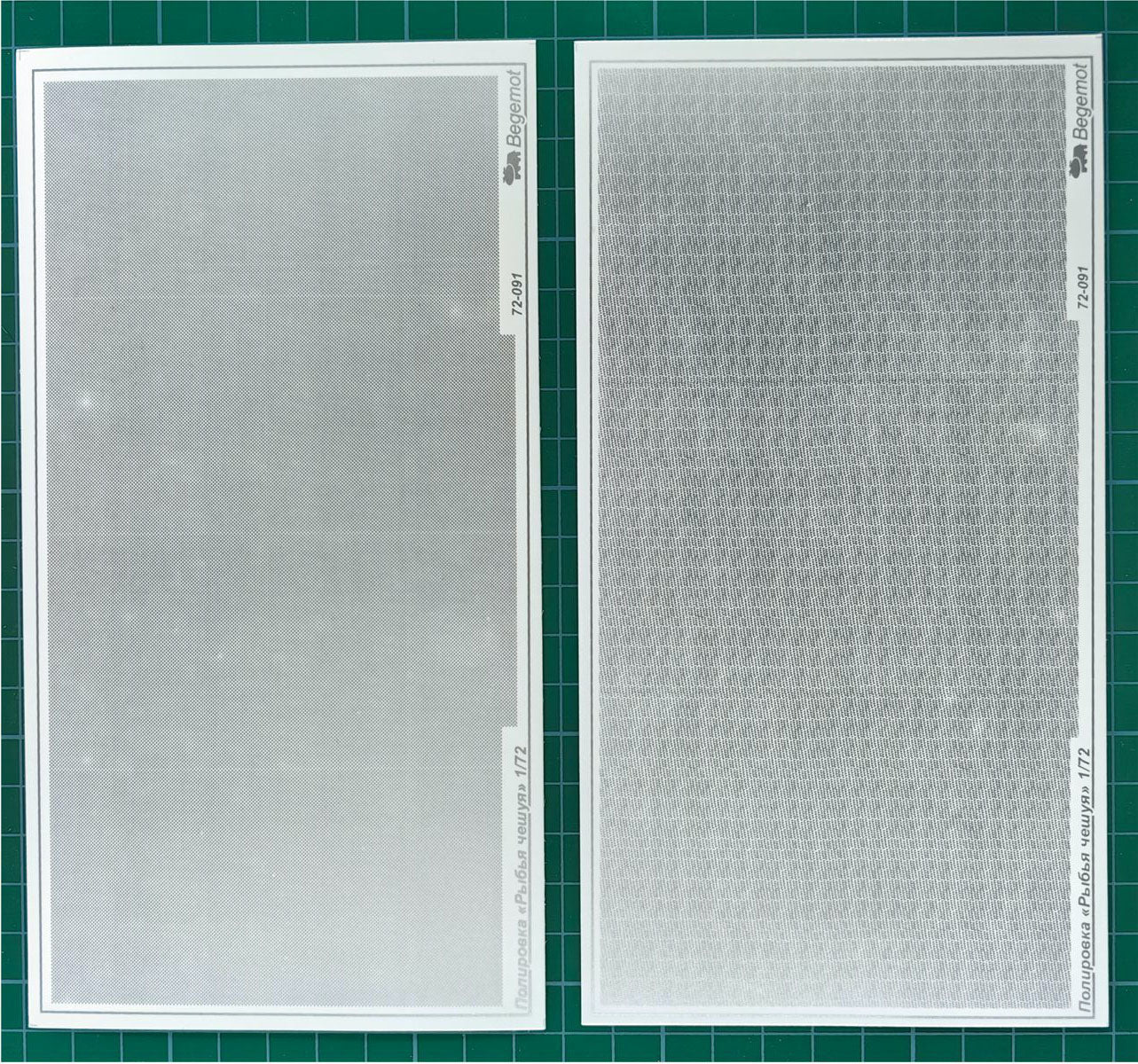 Begemot BT72091 Fish Scale Polish Effect Decals 1:72