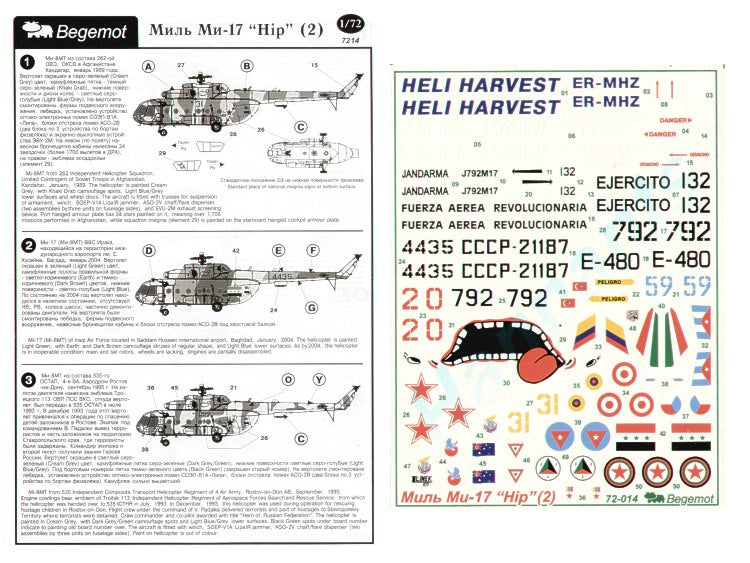 Begemot BT72014 1:72 Mil Mi-17 Hip
