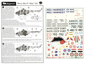 Begemot BT72014 1:72 Mil Mi-17 Hip