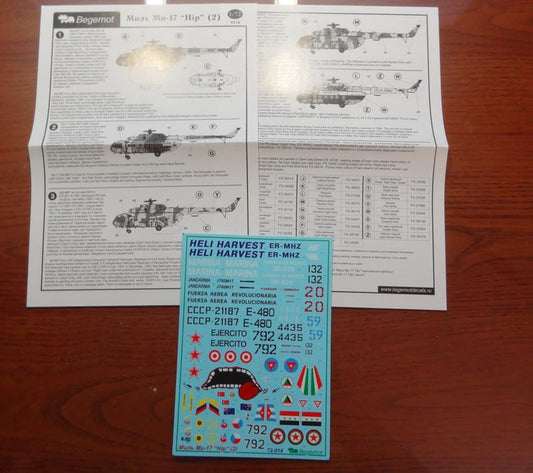Begemot BT72014 1:72 Mil Mi-17 Hip