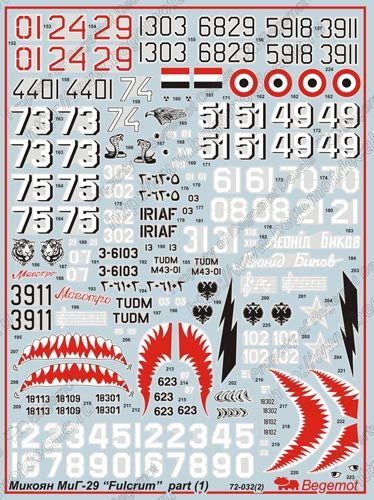Begemot BT72032 1:72 Mikoyan MiG-29A 'Fulcrum'